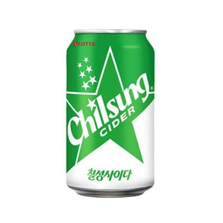 칠성 사이다(업소용 355ml*24EA/BOX) 뚱캔 음료