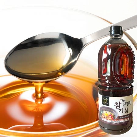 THE 참 진정한 기름 1.8L [ 참기름 60% 맛기름 향기름 대용량 업소 조미 ]