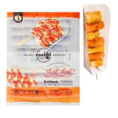소떡꼬치[쿠즈락,소떡소떡,7P*10꼬치]1.3KG