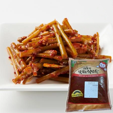 [반찬단지] 양념 마늘쫑무침 4kg [ 대용량 업소용 마늘쫑 ]
