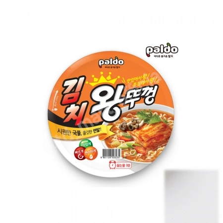 팔도 김치왕뚜껑 컵라면 18입