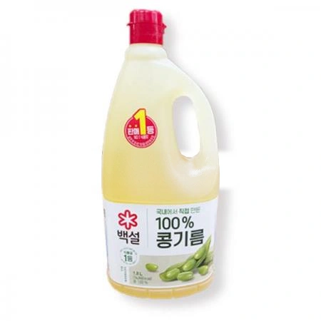 백설 콩식용유 1.8L 10개
