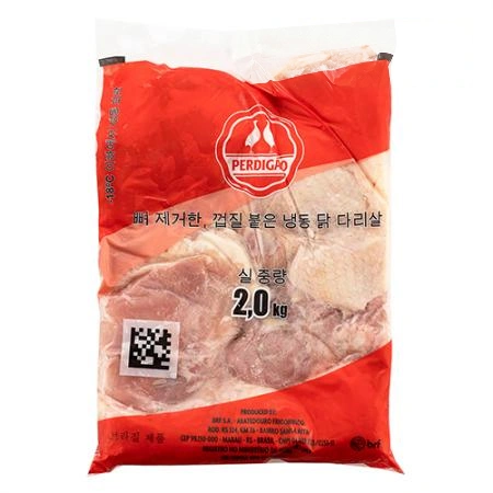 닭다리살 페르디가오 2kg (냉동, 뼈없는 순살, 닭정육)