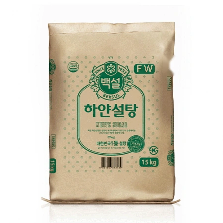 ★제당 초특가★ 백설 하얀설탕(15Kg/EA)