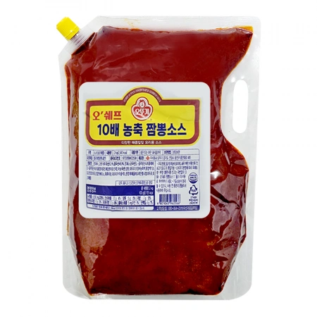 오뚜기 오쉐프 10배 농축 짬뽕소스 2kg