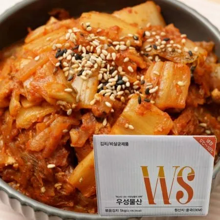 [맛보장] 우성물산 맛있는 볶음김치 5kg [ 세절 자른 볶은 ]