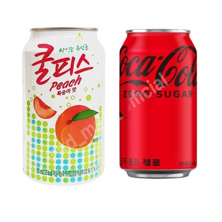 코카콜라제로(업소용) 355ml 24개 + 쿨피스복숭아 355ml 24개