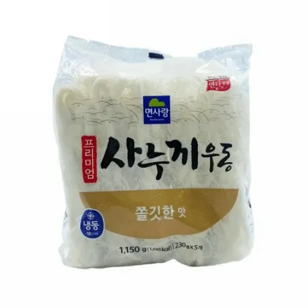 ★초특가★ 면사랑 프리미엄 사누끼 우동면 1.15kg (230g*5개입,사리) 최저가