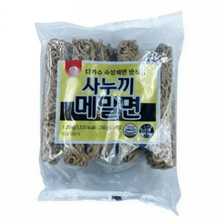 ★초특가★ 천일 사누끼 메밀면 1.25kg (250g*5개입)