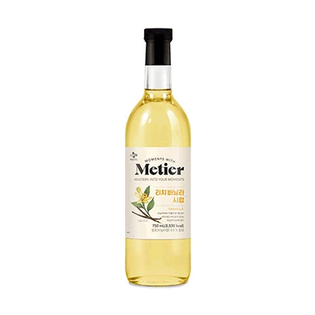 메티에 리치바닐라시럽(750ml 973g/EA)