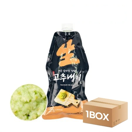 삼도 생와사비 1박스(800g x 12팩) 대용량 업소용 와사비 고추냉이