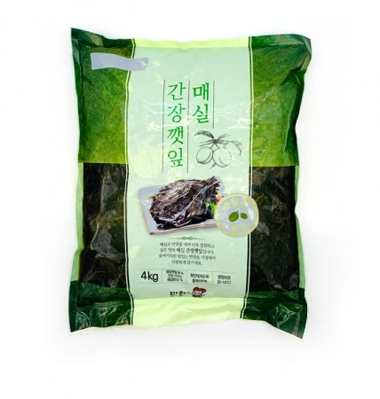 깻잎(매실/간장깻잎/반찬단지/중국산)4kg