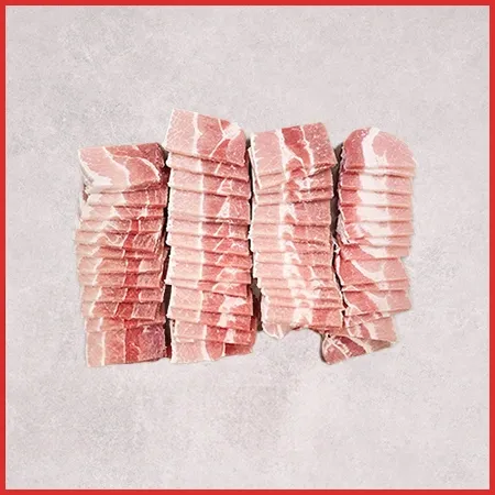 ♥정육특가♥ 돈삼겹(스페인산 4*5*0.5cm 1kg/EA)
