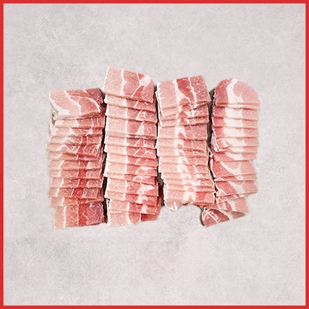 ♥정육특가♥ 돈삼겹(스페인산 4*5*0.5cm 5kg/EA)