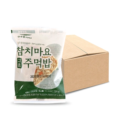 한우물 참치마요구운주먹밥(100g*40입 4Kg/BOX)