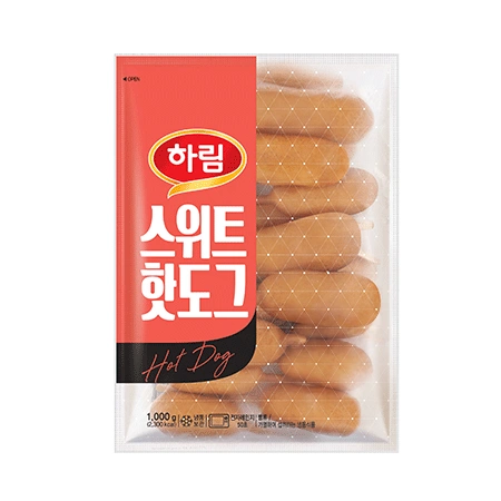 하림 스위트핫도그(50g*20입 1Kg/EA)