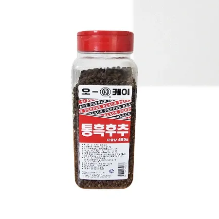  오케이 통흑후추(PET 400g/EA)