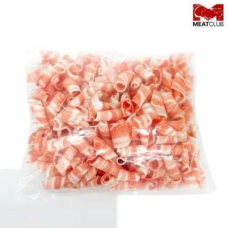 [냉동] 돼지삼겹살_국내산_가공_2mm 대패 돌돌이_1kg