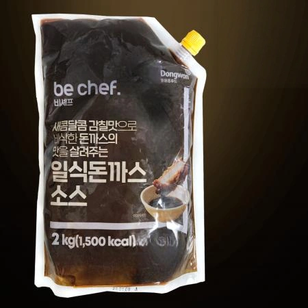 [5개/무료배송] 비셰프 비쉐프 일식 돈까스소스 2kg 새콤달콤 디핑용 소스