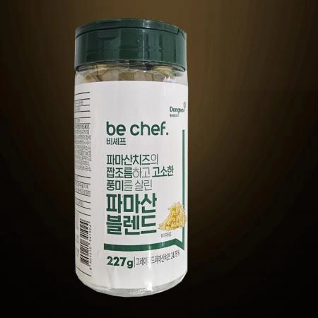 [12개] 비셰프 비쉐프 블랜드골드 파마산 치즈 227g 통 뚜껑형 파스타용
