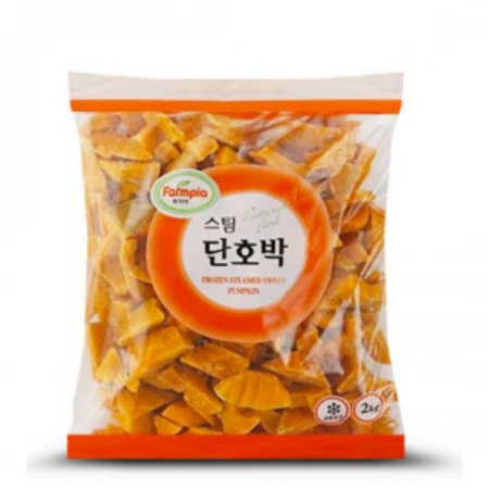 팜피아 냉동 스팀 단호박 탈피(껍질없음) 2kg (아이스박스무료)