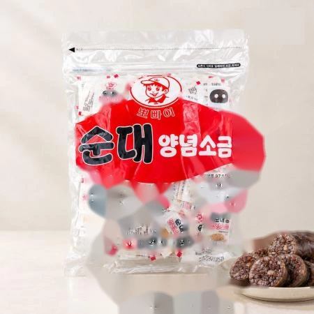 범아 순대양념소금 3g x 200개 일회용 업소용 개별포장