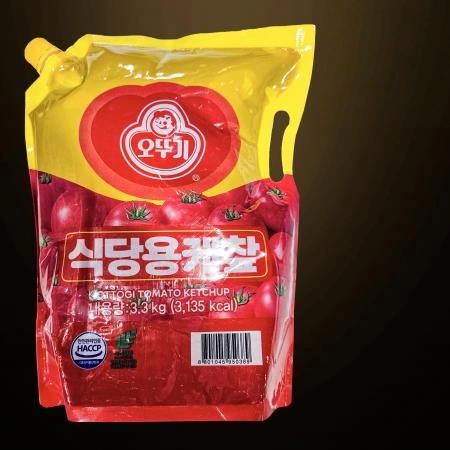 [4개] 오뚜기 케찹 3.3kg 스파우트 업소용 식당용 대용량