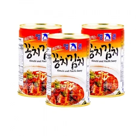 펭귄 김치꽁치 380g 24개