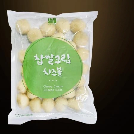 [10개/무료배송] 디케이 찹쌀 크림치즈볼 1kg 냉동 모짜렐라 안주 사이드용