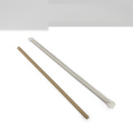 종이빨대 개별포장 갈색 7*2５cm