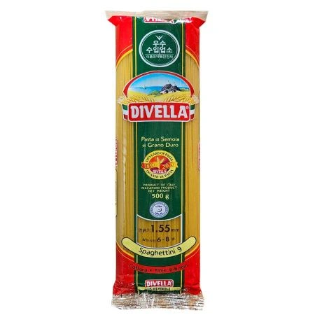 [24개] 디벨라 스파게티니면 9호 (얇은면) 500g 파스타면