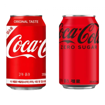 [묶음상품] 코카콜라 콜라(업소용)355ml*24 + 제로콜라(업소용)355ml*24