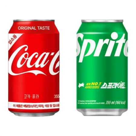 [묶음상품] 코카콜라(업소용)355ml*24 + 스프라이트(업소용)355ml*24