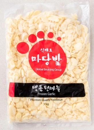 냉동 편마늘, 1kg, 상품, 냉동, 중국