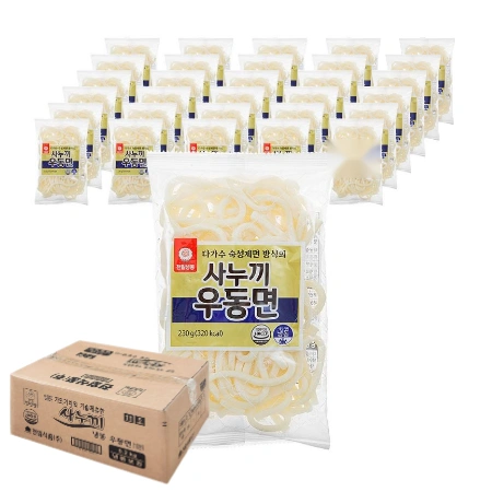 사누끼우동면, 9.2kg(230g*5개)*8팩, 천일식품, 냉동