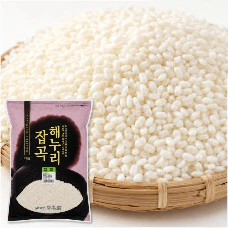 [교차출고] 국내산 찹쌀 4kg 잡곡 햅쌀