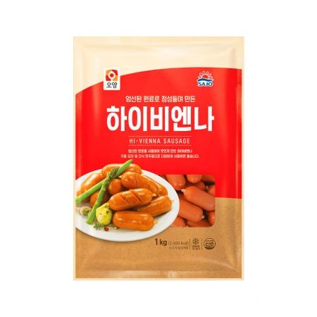 사조오양 하이비엔나 소세지 1kg x 10개