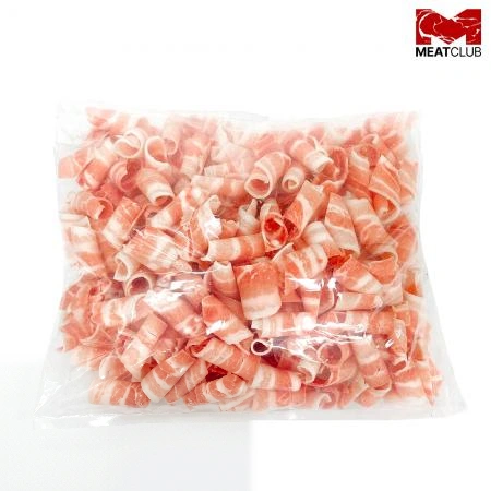 [냉동] 돼지삼겹살_스페인_가공_2mm 대패 돌돌이_1kg