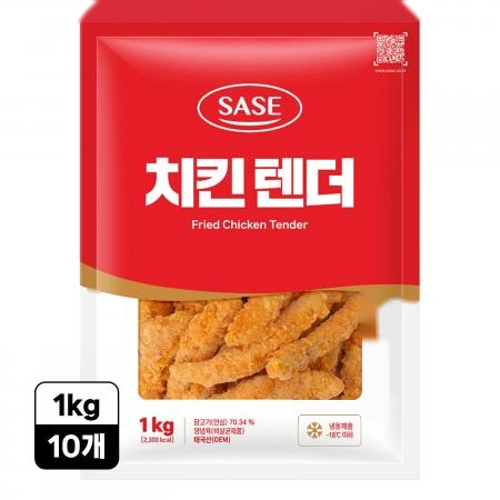 [10개] 사세 치킨텐더 1kg 냉동