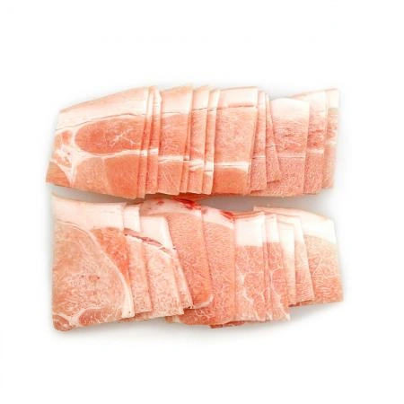 [냉동] 돼지미후지 미박뒷다리살_국내산_가공_2~3mm 제육용_1kg