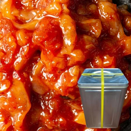 더 탱탱한 프리미엄 다진 오징어젓갈 20kg [ 오징어젓 업소용 대용량 ]