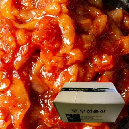 더 탱탱한 프리미엄 다진 오징어젓갈 10kg 아이스박스포장 [ 오징어젓 업소용 대용량 ]