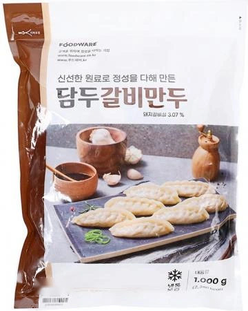 ❤️초특가❤️담두 갈비만두 1kg 냉동