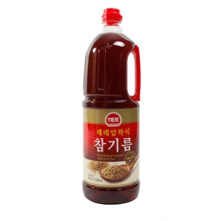 [박스판매] 해표)재래압착식 참기름 (1.8L*8EA) (100%)
