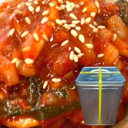 우성물산 오징어젓 무말랭이 20kg [ 오말랭이 무말랭이무침 오징어젓갈 ]