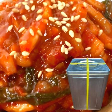 우성물산 오징어젓 무말랭이 20kg 아이스박스포장 [ 오말랭이 무말랭이무침 오징어젓갈 ]