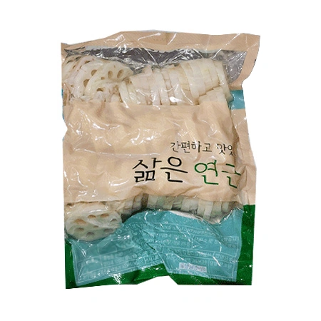 자숙연근 (슬라이스 1Kg/EA) 연근 나물 특가