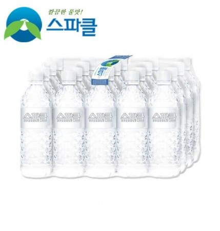 26-[5묶음판매] 스파클 생수 (무라벨) 500ml 5팩(100개입)