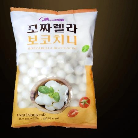 [4개/무료배송] FMK 모짜렐라 보코치니펄치즈 1kg 냉동 구슬 알치즈 샐러드용
