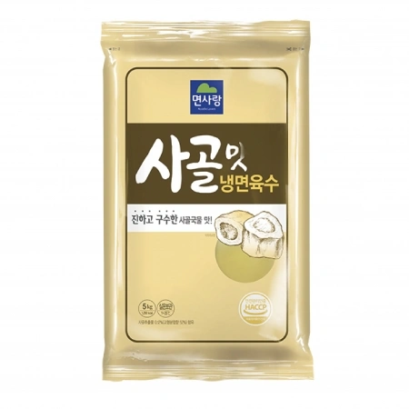 (실온)사골맛냉면육수 10kg (5kg*2)_면사랑